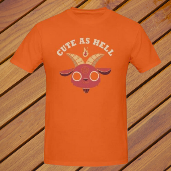 Cute As Hell Develish Goat Tee