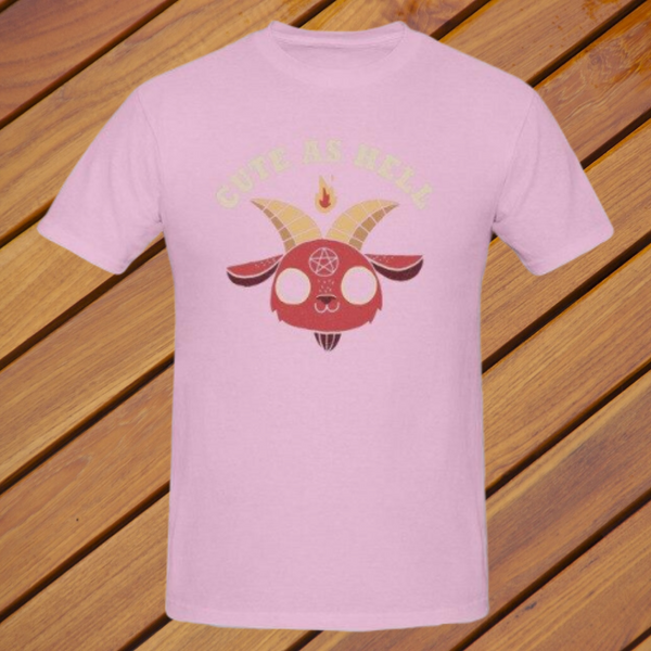Cute As Hell Develish Goat Tee