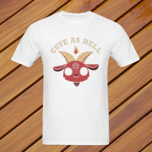 Cute As Hell Develish Goat Tee