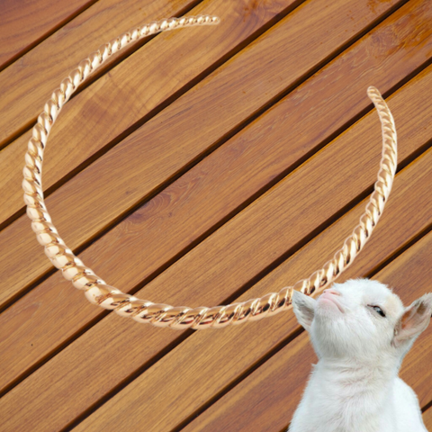 18K Golden Plated Goat Choker