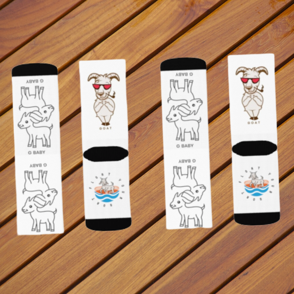 G.O.A.T Socks, float your goatsies
