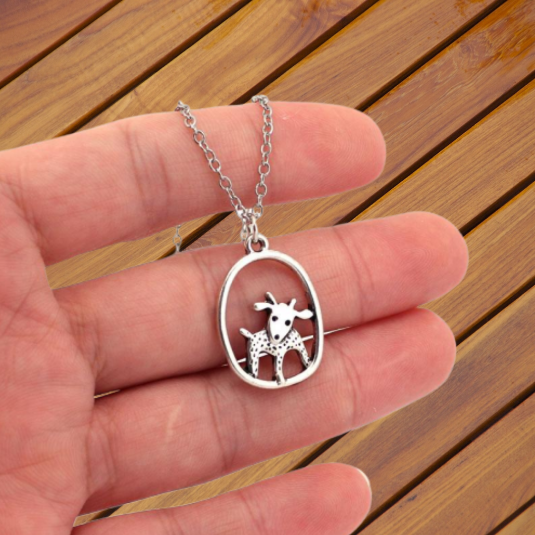 Baby Goat Pendant & Necklace