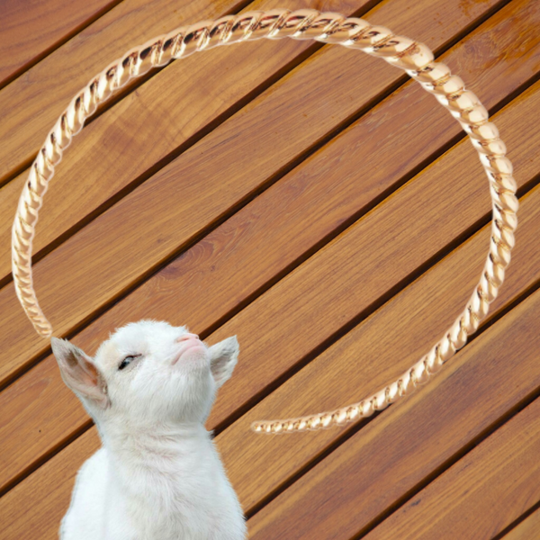 18K Golden Plated Goat Choker