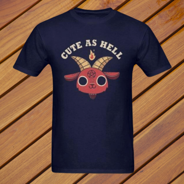 Cute As Hell Develish Goat Tee