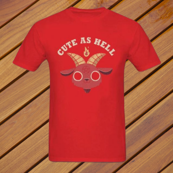 Cute As Hell Develish Goat Tee