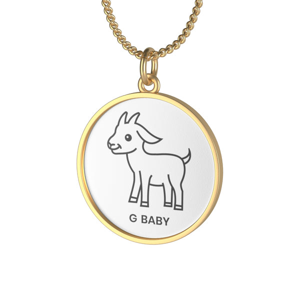 G Baby Goat Necklace