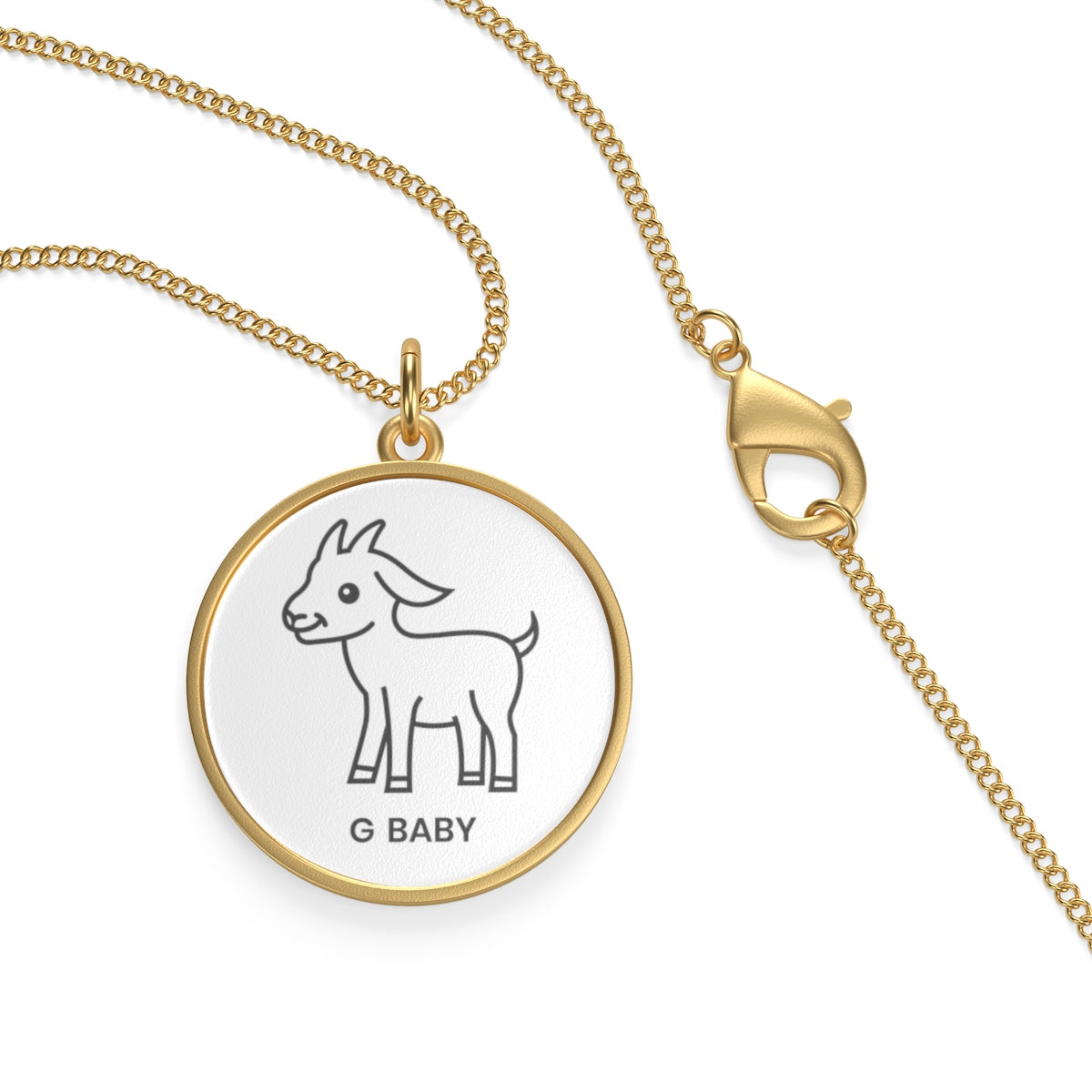G Baby Goat Necklace
