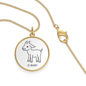 G Baby Goat Necklace