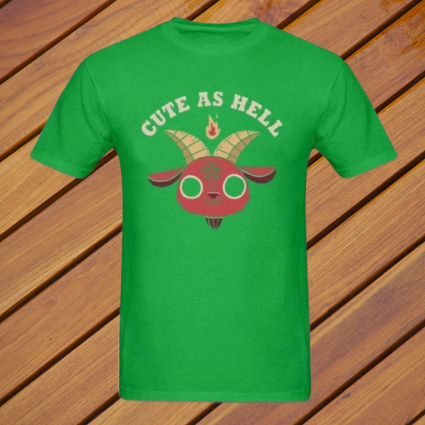 Cute As Hell Develish Goat Tee