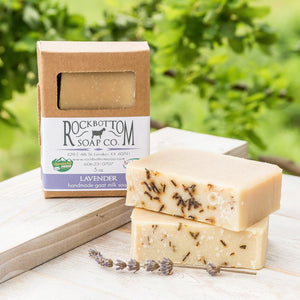 Rock Bottom Soap - Lavender Goat Milk Soap