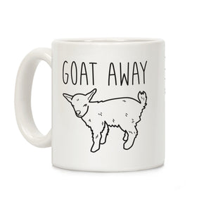Goat Away Ceramic Coffee Mug