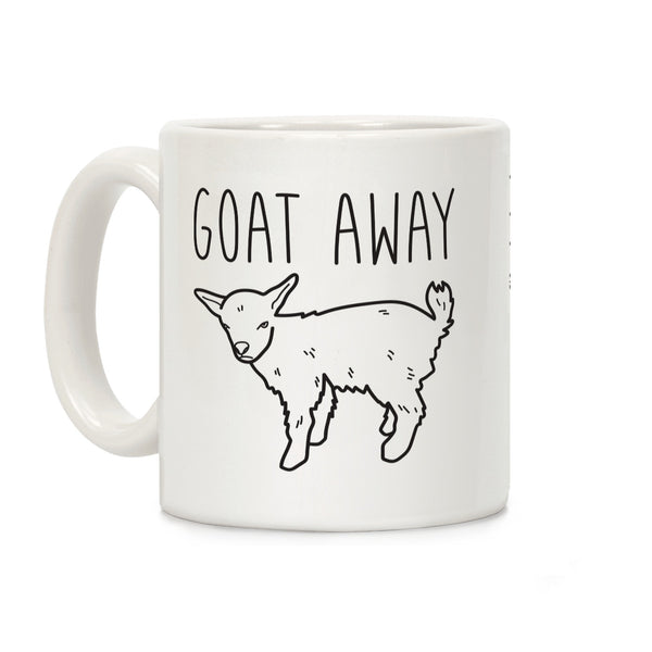 Goat Away Ceramic Coffee Mug
