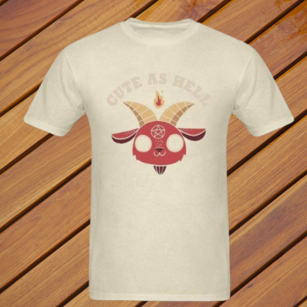 Cute As Hell Develish Goat Tee