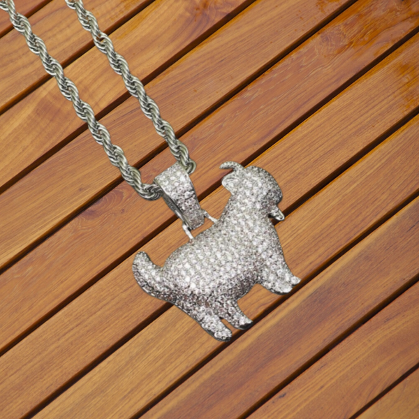 Cute Goat Amulet & Chain