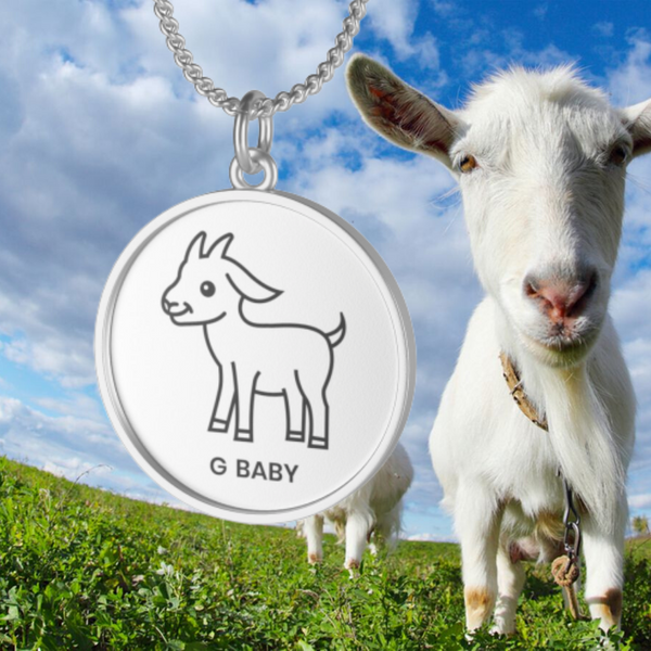 G Baby Goat Necklace