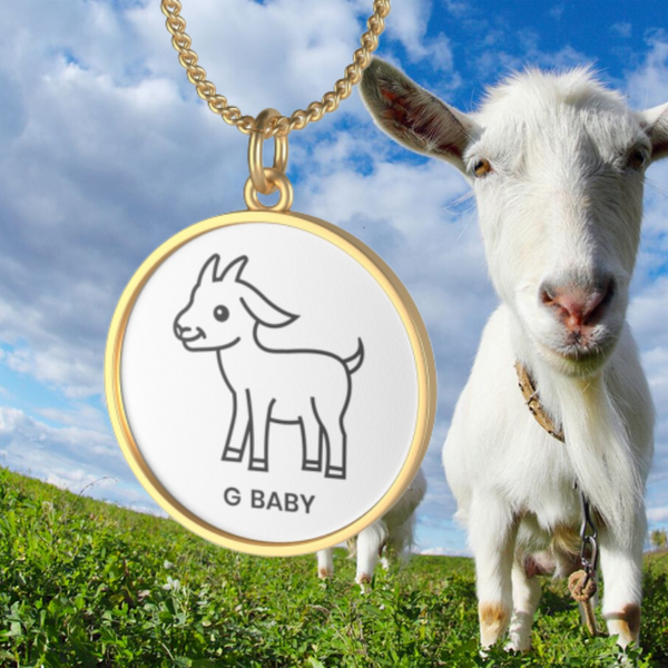 G Baby Goat Necklace