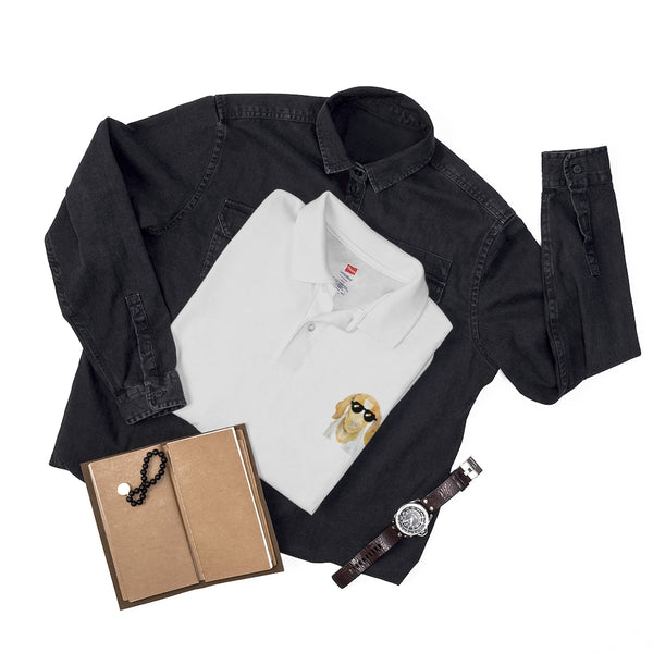 Embroided Cool Goat In Shades Shirt