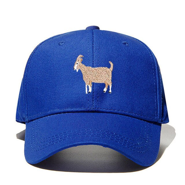 Simple Cute Embroider Goat Cap