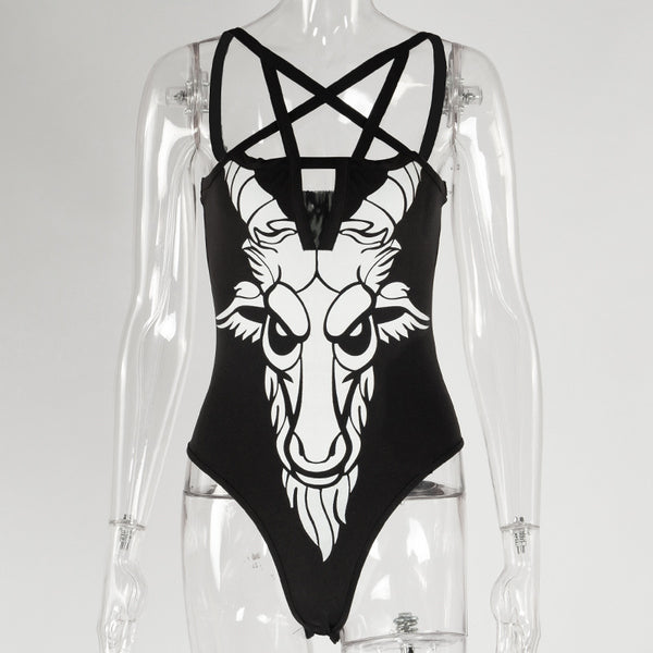 Gothic Goat Play Jumpsuit