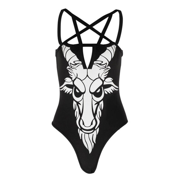 Gothic Goat Play Jumpsuit