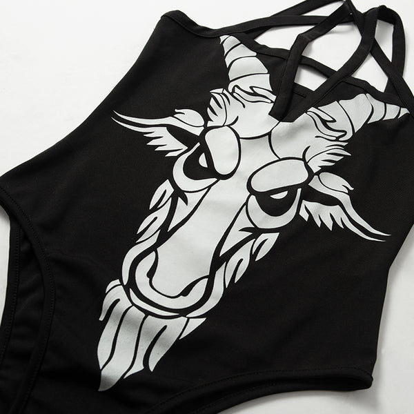 Gothic Goat Play Jumpsuit